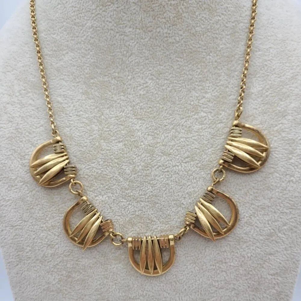 J Crew Vintage Gold Tone Necklace